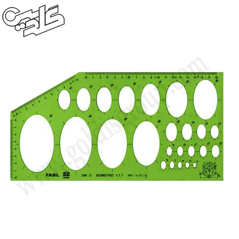 شابلون بیضی فابل