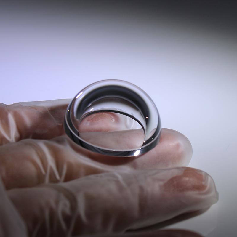 Outer diameter 32mm glass half dome lens in stock