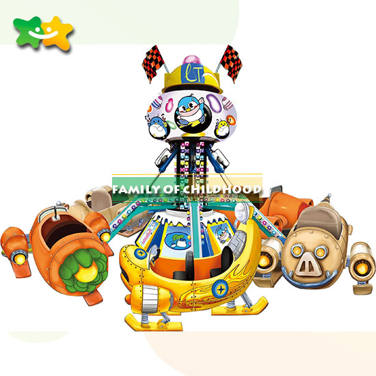 Amusement Electric Ride merry-go-round for 12 people