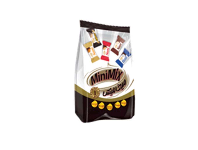 شکلات بار مینی میکس مغزدار مخلوط
