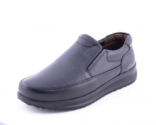 کفش مردانه بی بند مدل ساتیا مشکی