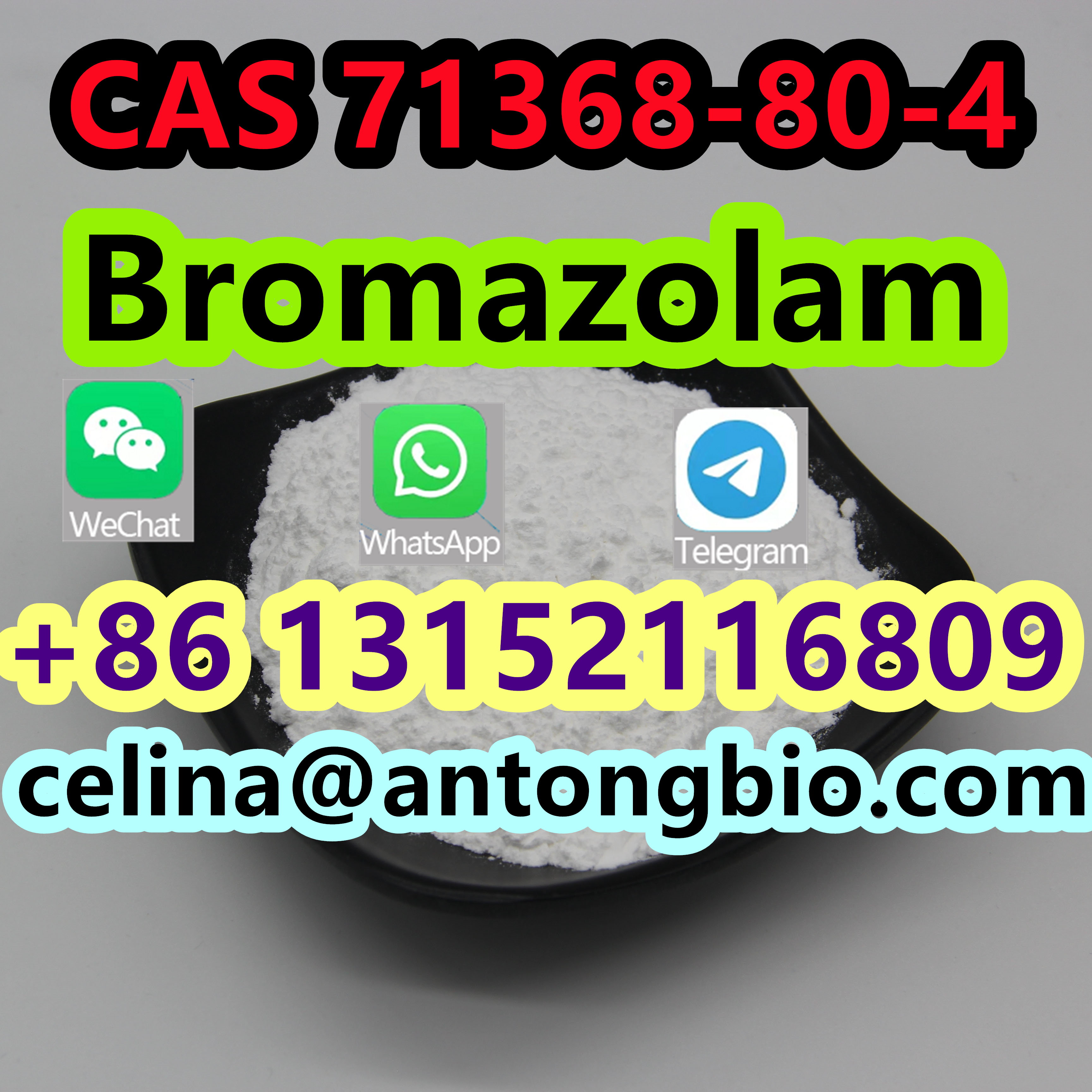 Direct selling High purity CAS:71368-80-4 Bromazolam