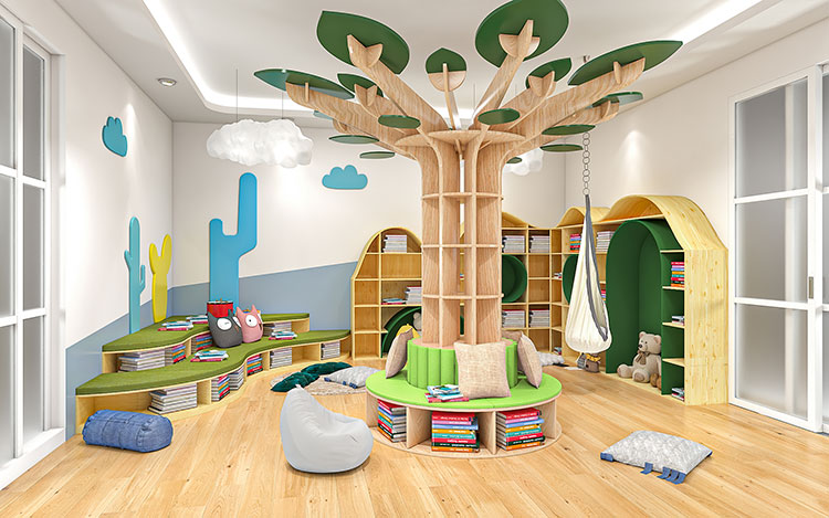 Cowboy Childcare Centre Design Daycare Supplies Waldorf Preschool Furniture
