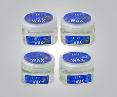 Clear hair wax