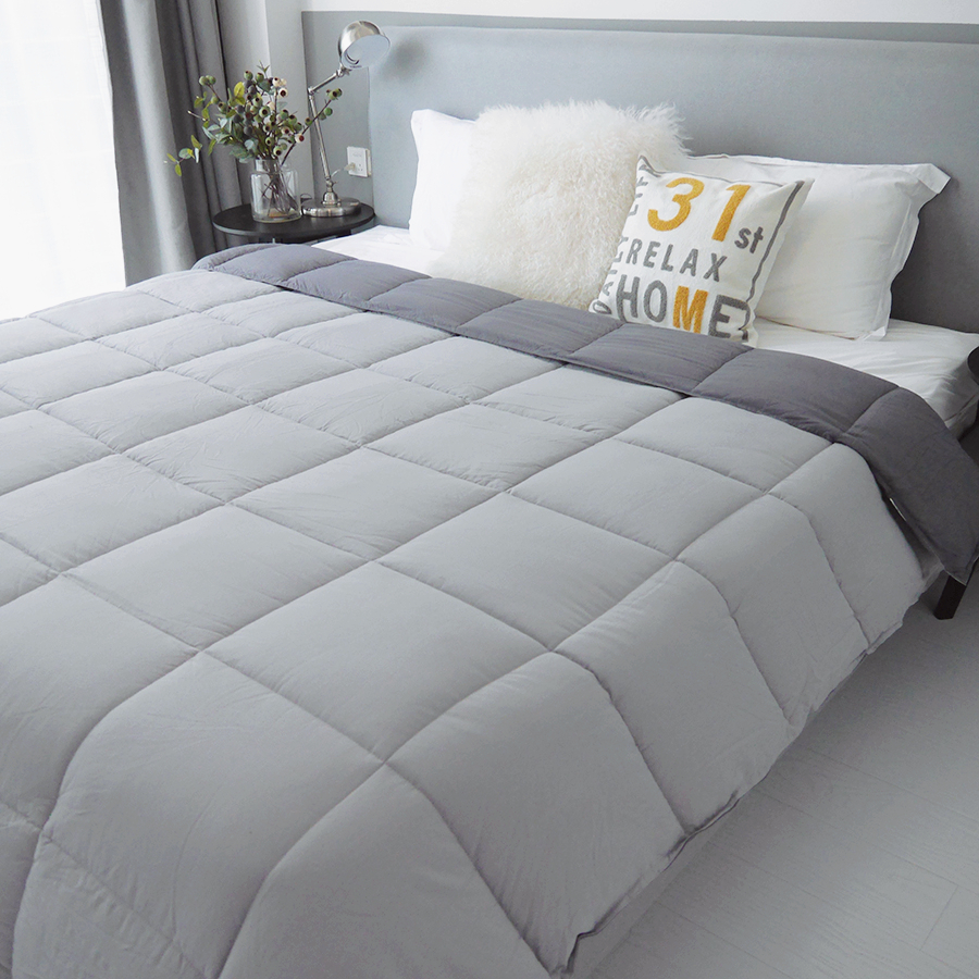 Bi-color Washed Microfiber Polyester Duvet