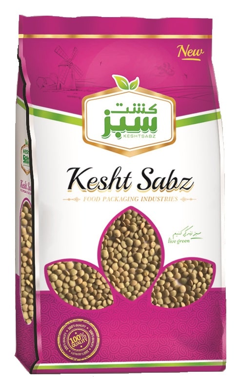 عدس ریز 900 گرم سلوفان ایستاده