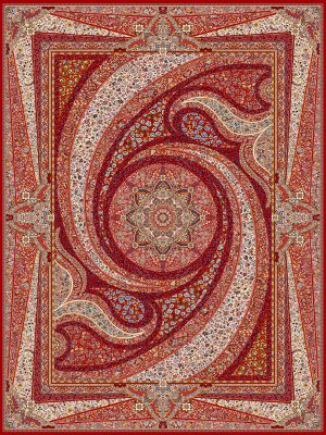 فرش 700 شانه طرح کهکشان