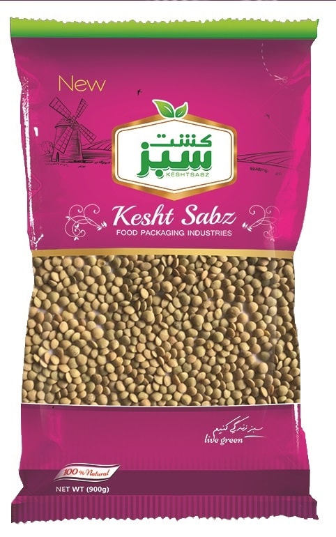 عدس ریز 900 گرم سلوفان