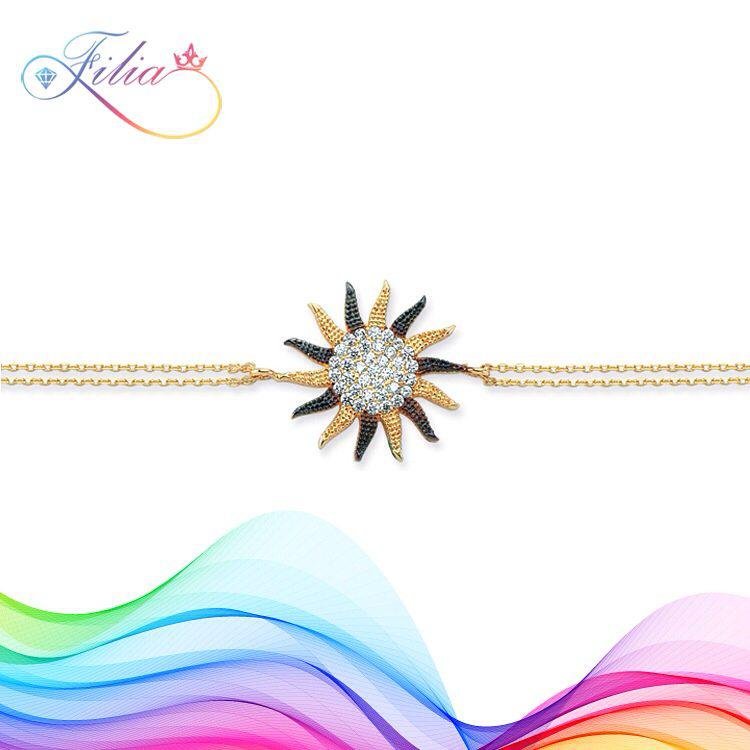 دستبند طلا 18k-750