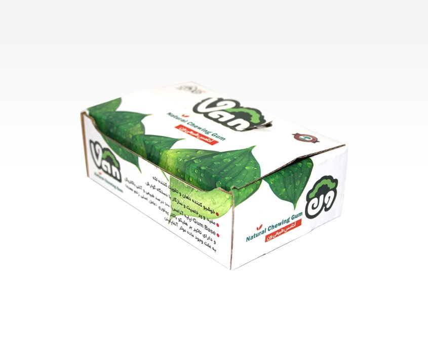 آدامس طبیعی جعبه مقوایی ۵۰ عددی۱۱۲ گرمی