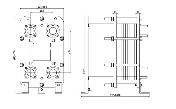 مبدل حرارتی صفحه ای TS6