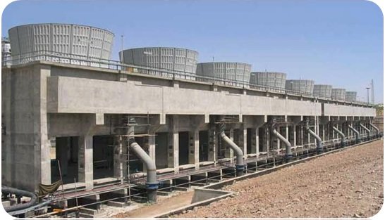 Cooling Tower with Concrete Structure