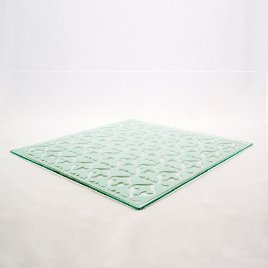 Glass ceiling panel lights