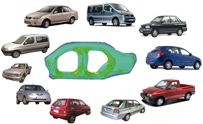 بدنه جانبي انواع خودرو