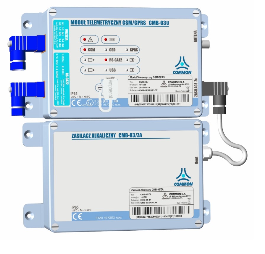 Module for connecting systems to the telemetry network