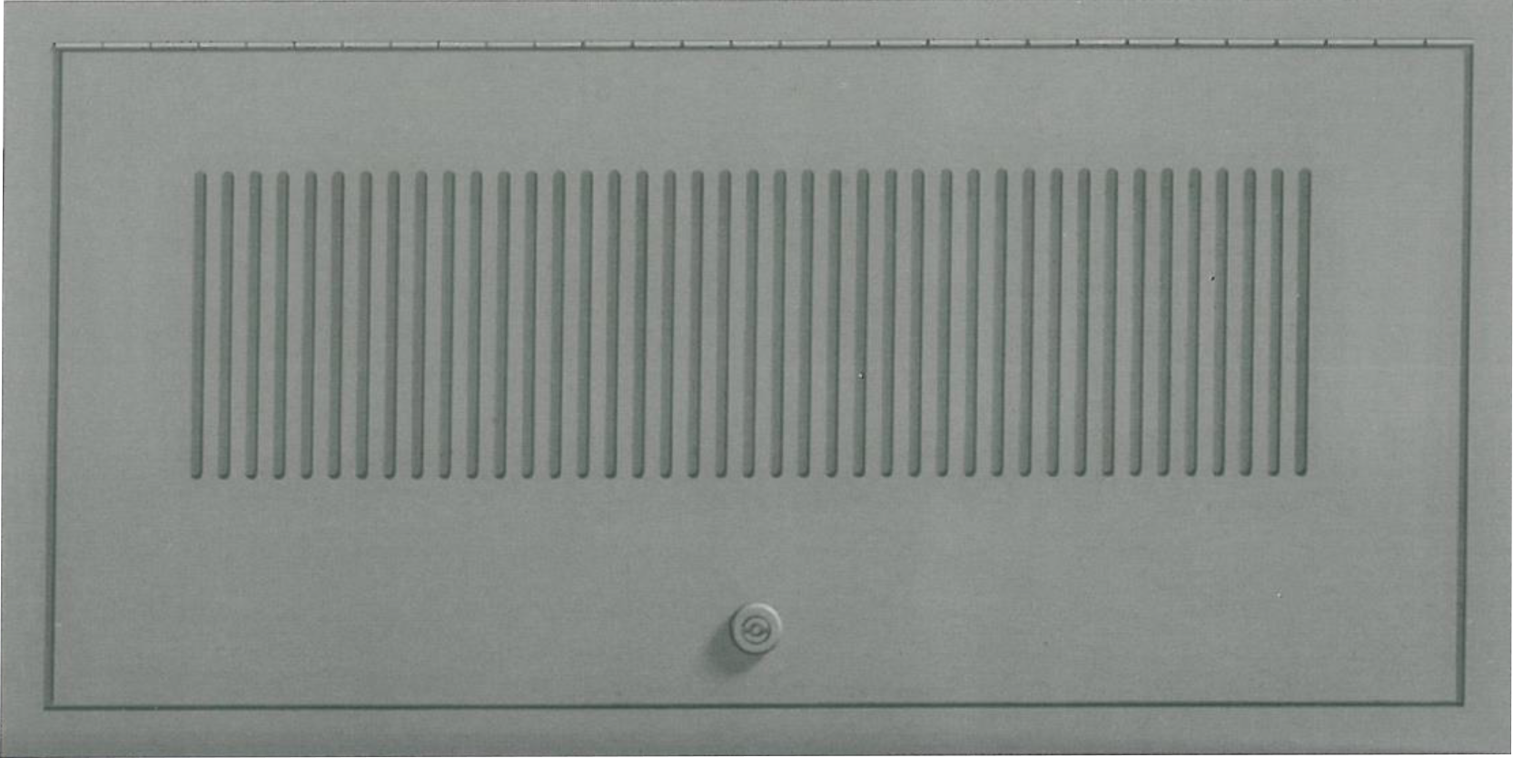 Opening coil fan valve with 18cm mesh grill