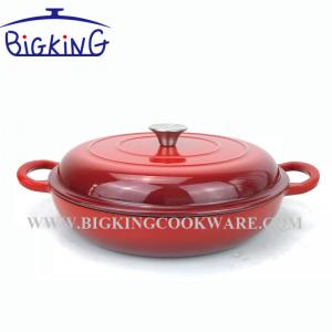 30CM ROUND CAST IRON CASSEROLE