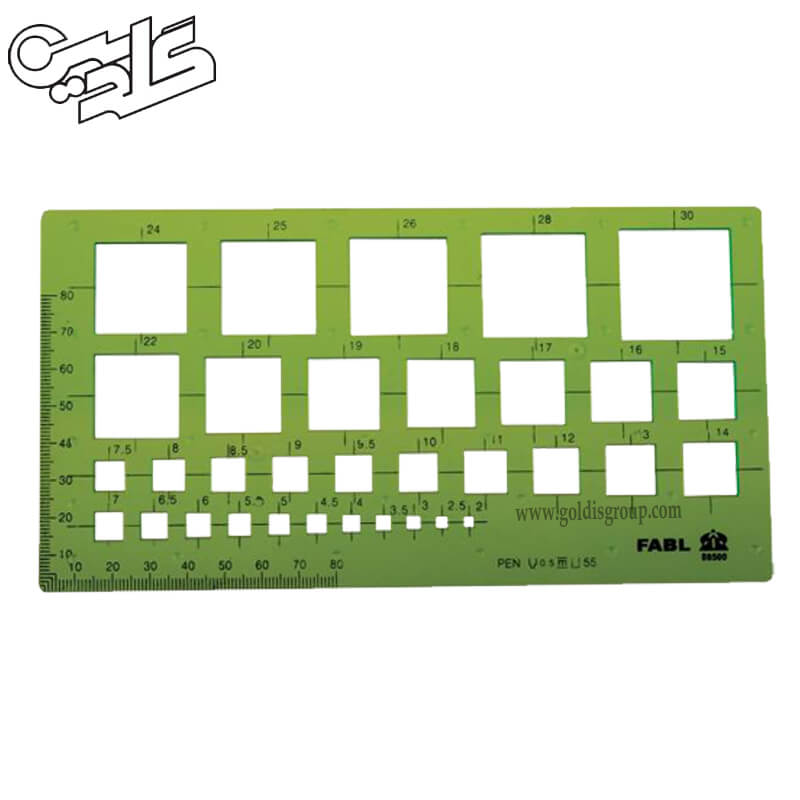 شابلون مربع فابل