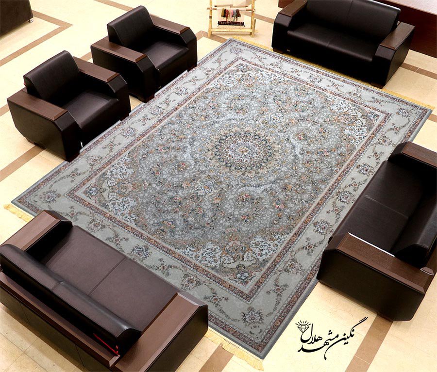 فرش ماشینی 1500 شانه طرح گلستان