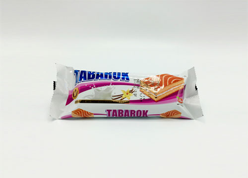 کيک لايه اي 50 گرمی وانيلي