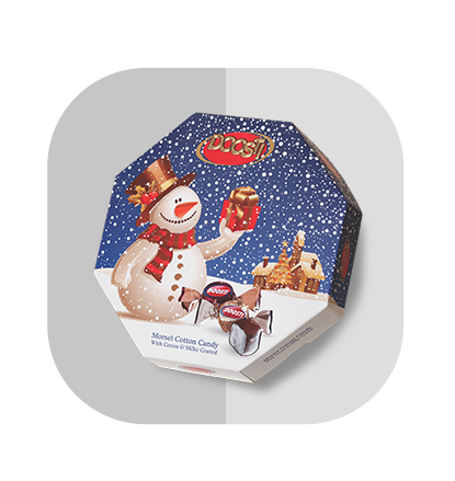 پشمک کادوئی آدم برفی