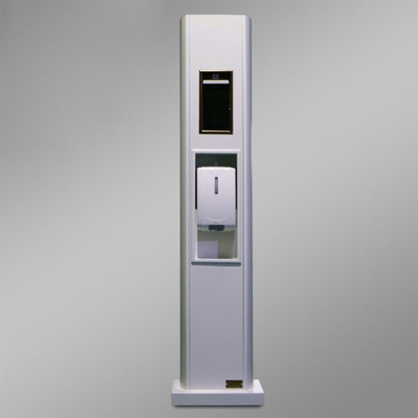 Anti-virus body temperature measurement and disinfection machine