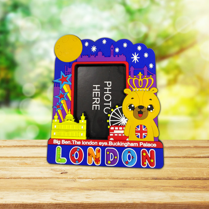 3D PVC England photo frame