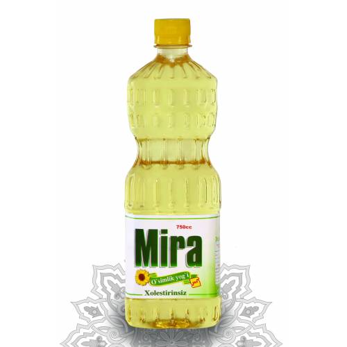 روغن مایع آفتابگردان کانولا میرا 750 سی سی / صــادراتی میرا