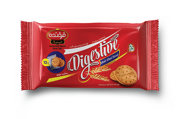 بیسکویت سبوس دار ۱۲*۱۲*۳۵ فرخنده