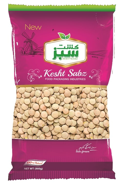 عدس درشت 900 گرم سلوفان