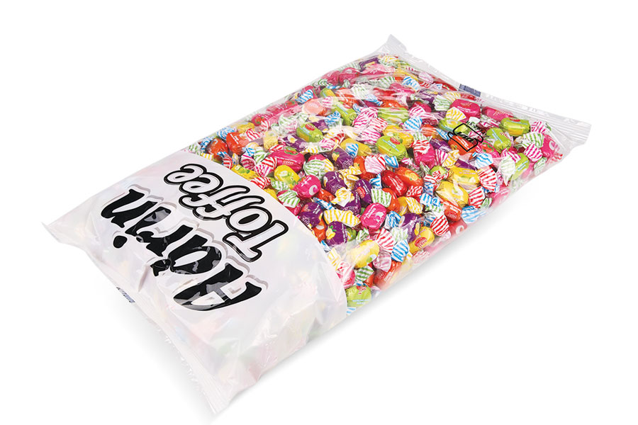 تافی مغزدار میوه ای فله