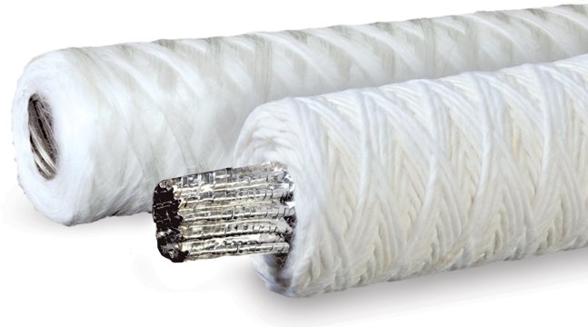 Class fibre & cotton filter temp: from 150 c to 500 c