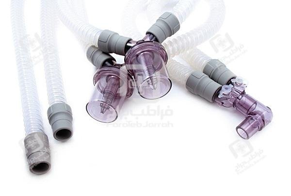 Set of silicone ventilator pipes
