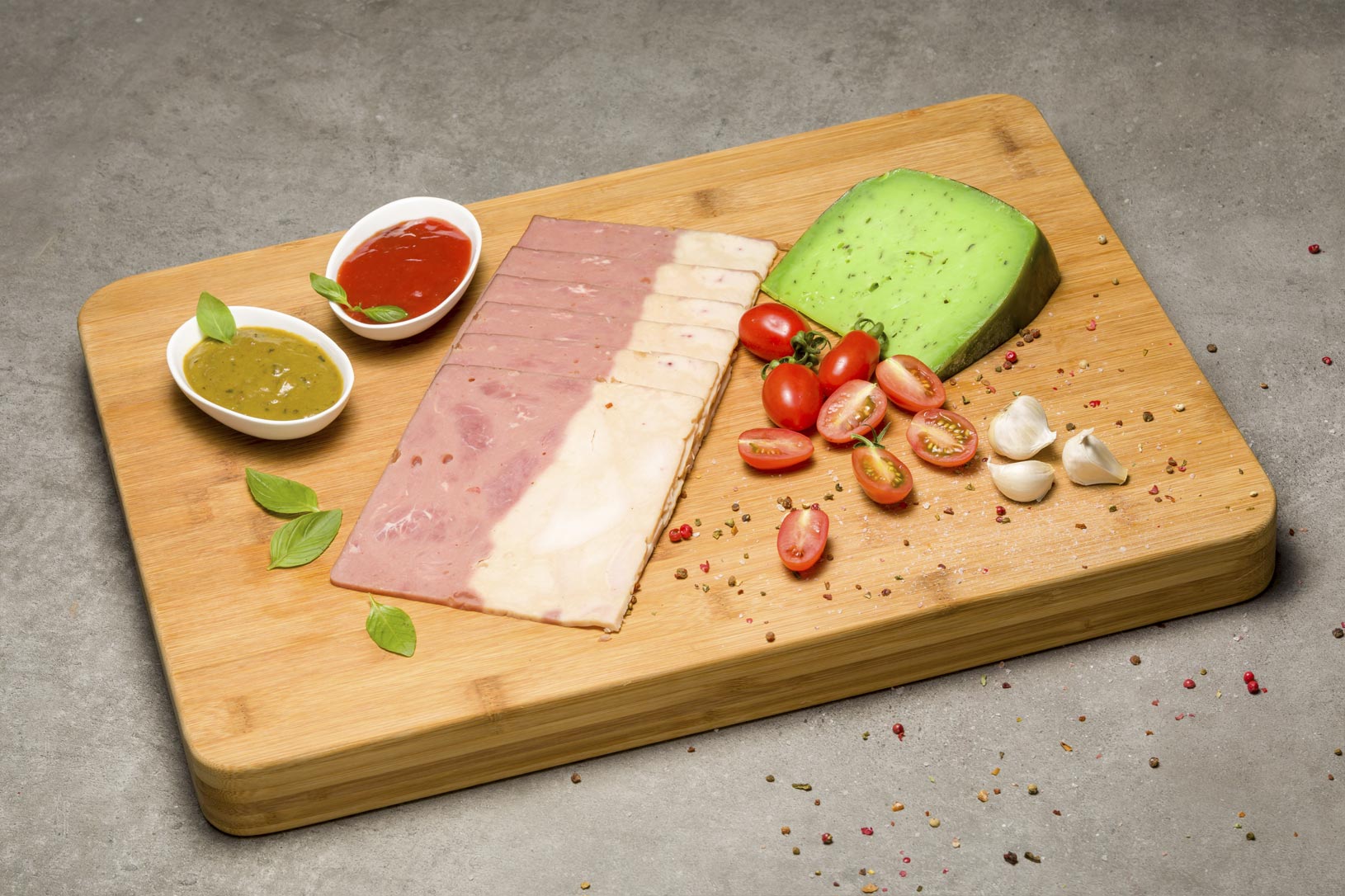 بیکن گوشت و مرغ