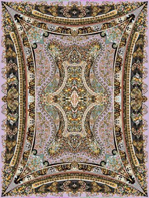 فرش 1200 شانه طرح ساقی