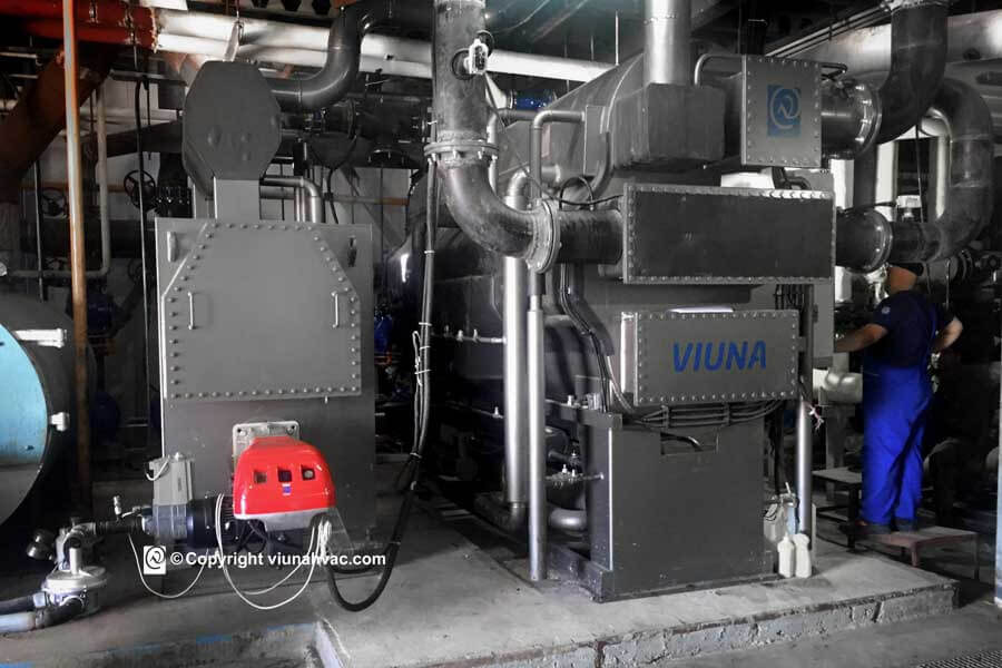 Direct flame absorption chiller