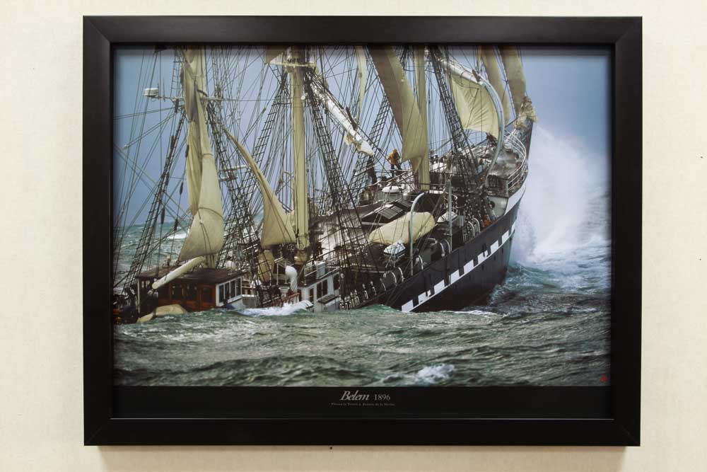 تابلو بوم کشتی غرق شده