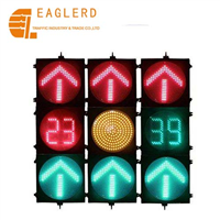 چراغ سیگنال راهنمایی پیکان سبز LED زرد قرمز با تایمر معکوس