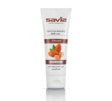 Hand and face cream with almond scent