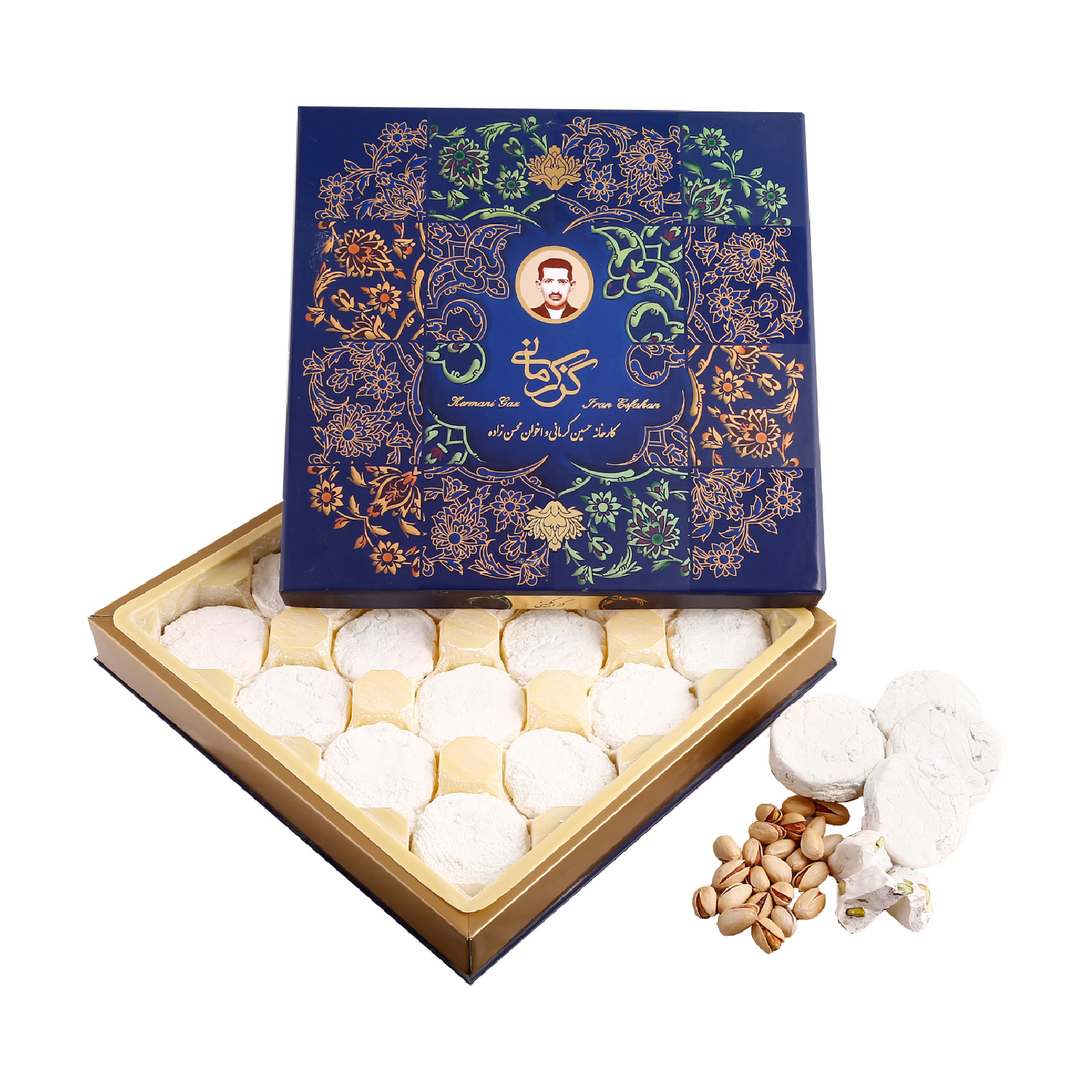 گز آردی پسته 40 درصد فوق ممتاز انگبینی