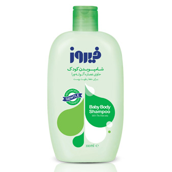 Baby body shampoo containing aloe vera extract