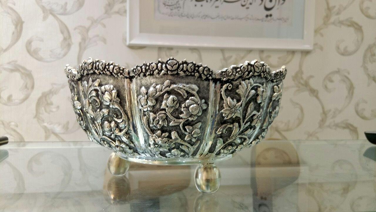 کاسه گل برجسته طرح شیراز جدید