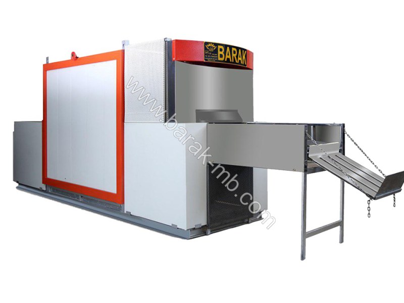 فر تونلی پخت نان لواش نرم اتوماتیک اکسترودری