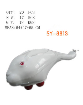 Powerful three head jade rabbit massage stick