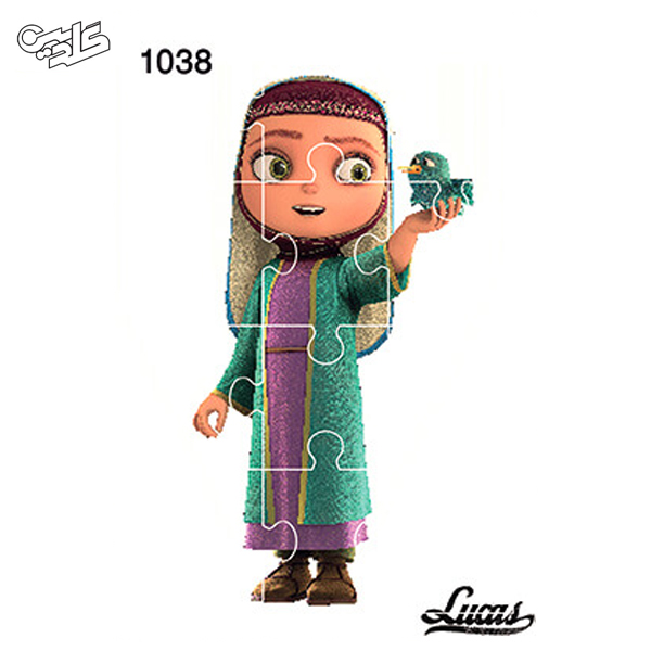 پازل چوبی 12 تکه کد 1038