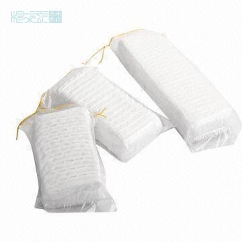 High quality 100% cotton pleat zig zag cotton wool with CE,ISO