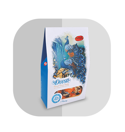 پشمک پاکت فانتزی طاووس و سرامیکی