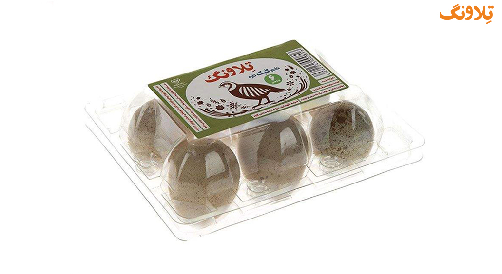 بسته بندی 6 عددی تخم کبک