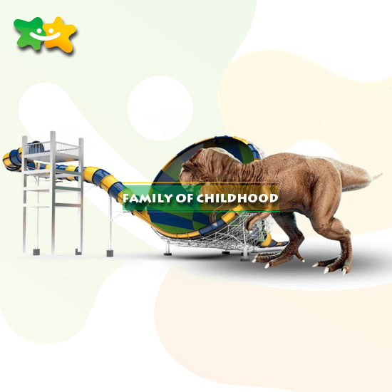 Big horn water park slides for factory prices