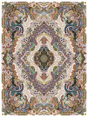 فرش 1200 شانه طرح مرصع
